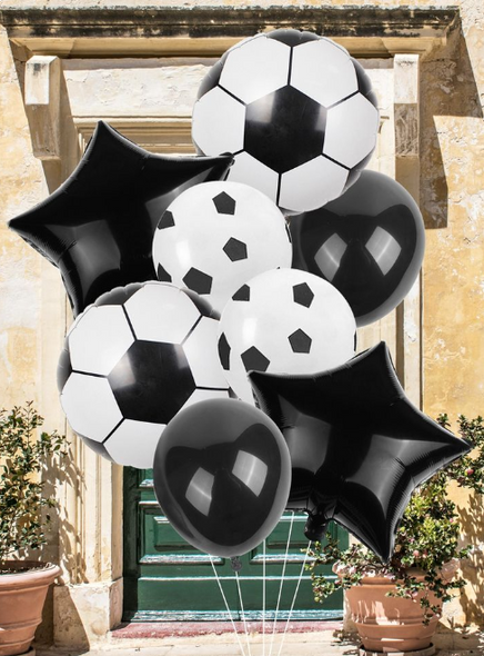 Soccer Helium Air Balloon Bouquet