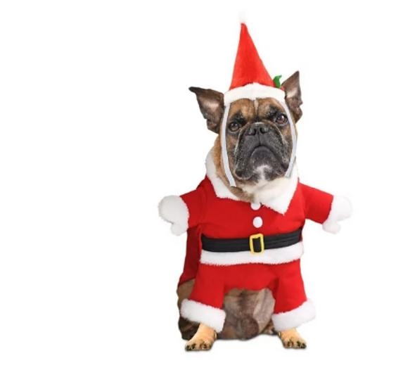 Christmas Pet Dog Dress Up Santa