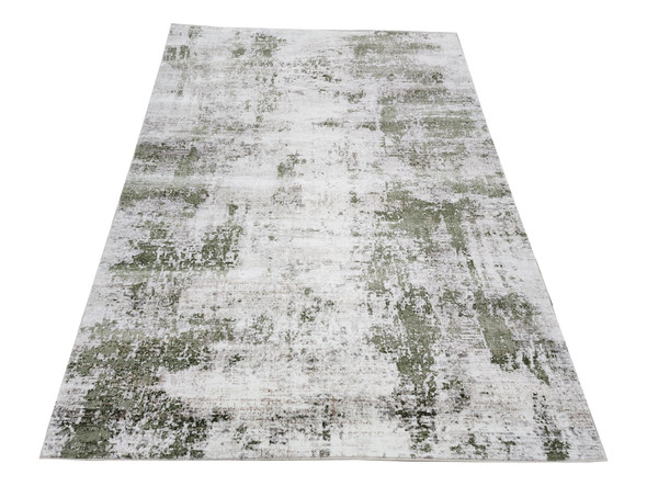 Modern design green carpet 230 x 160 cm