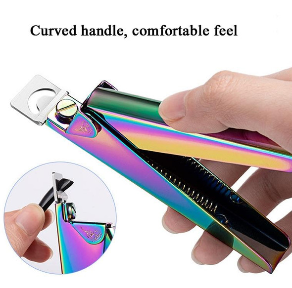 3 PCS Nail Word Cut French U-Shaped Cut Fake Nail Cut Stainless Steel Nail Knife, Color Classification: Silver