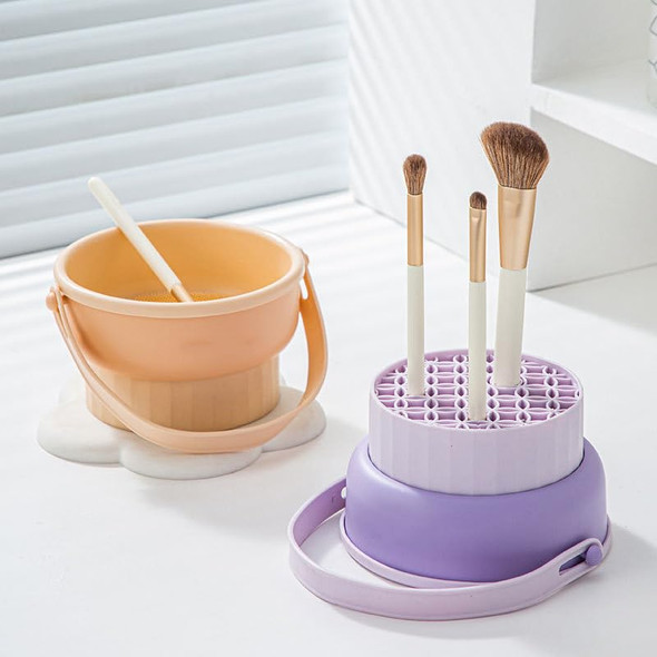 2 In 1 Makeup Brush Cleaner and Drying Holder