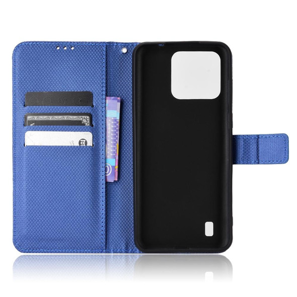 Blackview A55 Pro Diamond Texture Leatherette Phone Case(Blue)