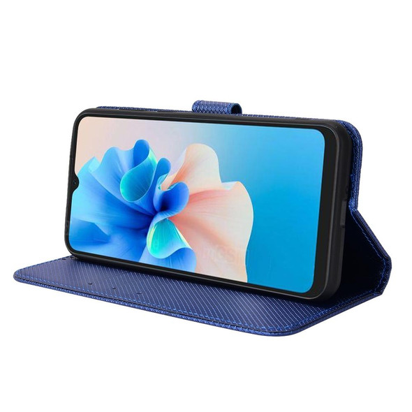 Blackview A55 Pro Diamond Texture Leatherette Phone Case(Blue)