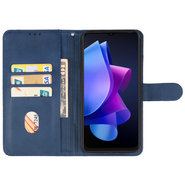 For Tecno Spark 10C Leatherette Phone Case(Blue)