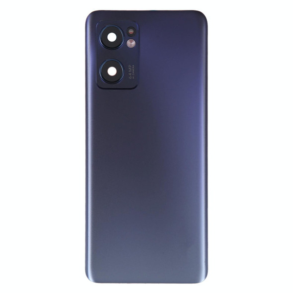 For OPPO Reno7 5G Original Battery Back Cover with Camera Lens Cover(Black)