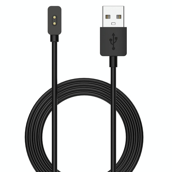 For Xiaomi Mi Band 8 Watch Magnetic Suction Charger USB Charging Cable, Length:1m(Black)