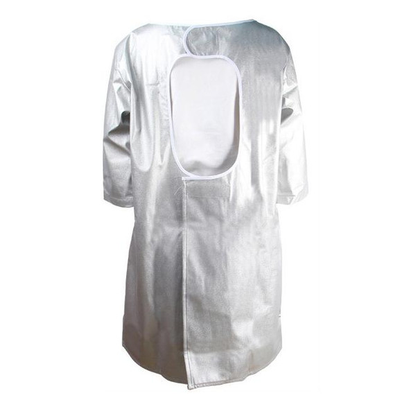 Half Sleeve Pet Apron Beauty Gown Pet Grooming Beautician Smock Waterproof Clothing Pet Store Aprons,L, Length: 95cm(Silver)