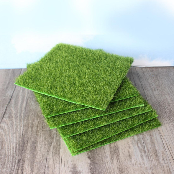 Simulation of Small Lawn Micro-landscape Green Grass Landscape,Size:30 x 30cm