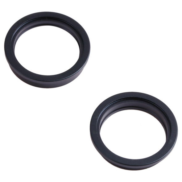 2 PCS Rear Camera Glass Lens Metal Outside Protector Hoop Ring for iPhone 13 mini(Black)