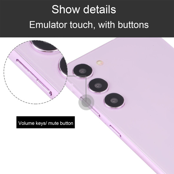 For Samsung Galaxy S23 5G Black Screen Non-Working Fake Dummy Display Model(Purple)