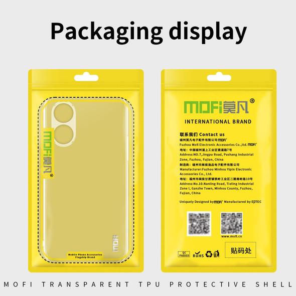 For OPPO A1 5G MOFI Ming Series Ultra-thin TPU Phone Case(Transparent)