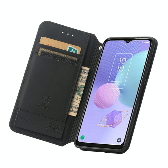 For TCL 405 CaseNeo Colorful Magnetic Leatherette Phone Case(Magic Space)