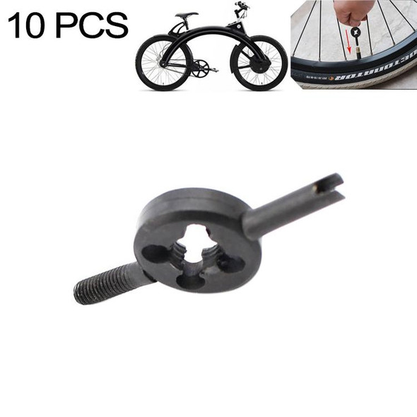 10 PCS Bicycle Valve Wrench Multi-functional Valve Mouth Key