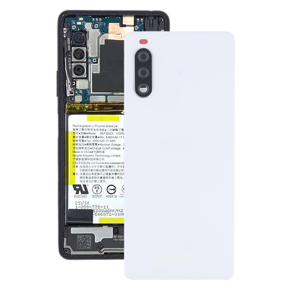 Battery Back Cover for Sony Xperia 10 III(White)