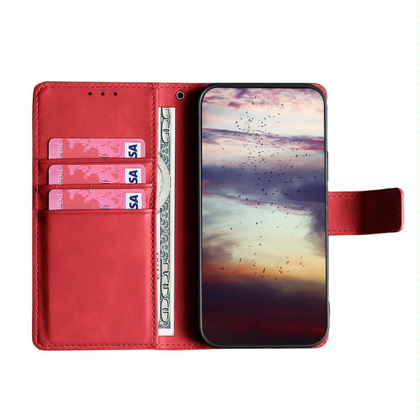 For Tecno Spark 9 Pro Skin Feel Crocodile Magnetic Clasp Leatherette Phone Case(Red)