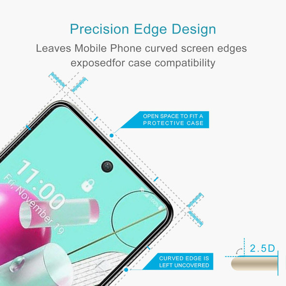 For LG K83 5G 10pcs 0.26mm 9H 2.5D Tempered Glass Film