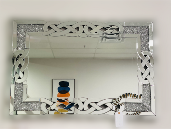 Home Vive - Corazon Silver Square Mirror