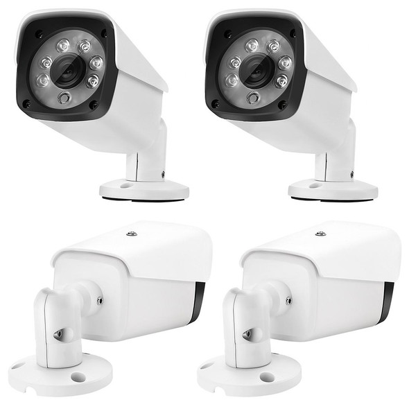 A8B3/Kit 2MP 8CH 1080P CCTV Security Camera System AHD DVR Surveillance Kit, Support Night Vision / Motion Detection(White)