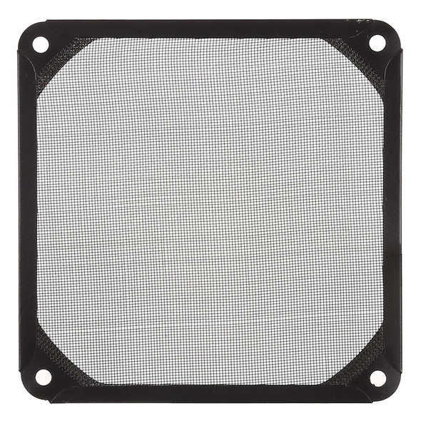 12cm Black Fan Dust Filter Computer Fan Aluminum Dustproof Cover