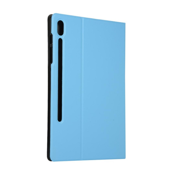 ENKAY Horizontal Flip PU Leatherette Case with Holder for Galaxy Tab S6 10.5 T860 / T865(Light Blue)