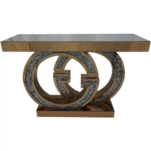 Home Vive - Greta Mirrored Consile Table