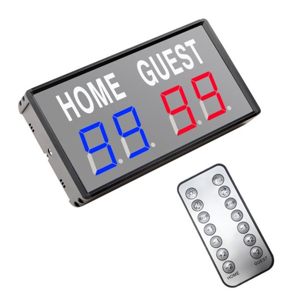 100?240V LED 0-99 Game Scoreboard With Remote Control for Basketball UK Plug