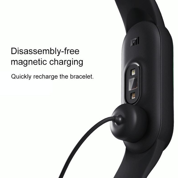 Original Xiaomi Bracelet USB Magnetic Attraction Charging Cable for Xiaomi Mi Band 5 / 6 / 7(Black)