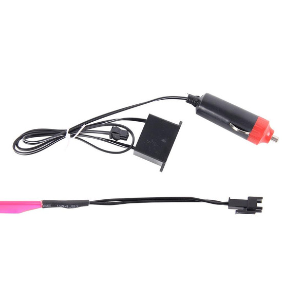 1M Cold Light Flexible LED Strip Light For Car Decoration(Pink Light)