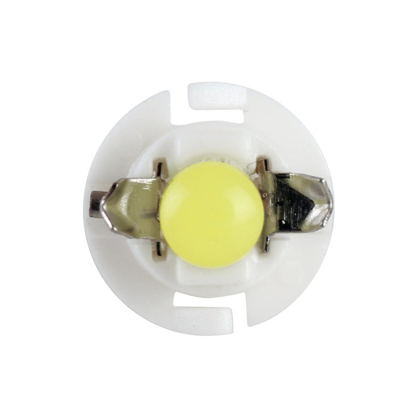 10 PCS B8.4 0.2W DC12V Wedge Instrument Panel COB LED Light Dashboard Gauge Cluster Indicator Lamp Bulb (White Light)