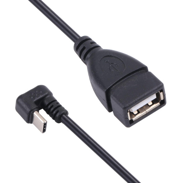 U-shaped Type-C Male to USB 2.0 Female OTG Data Cable