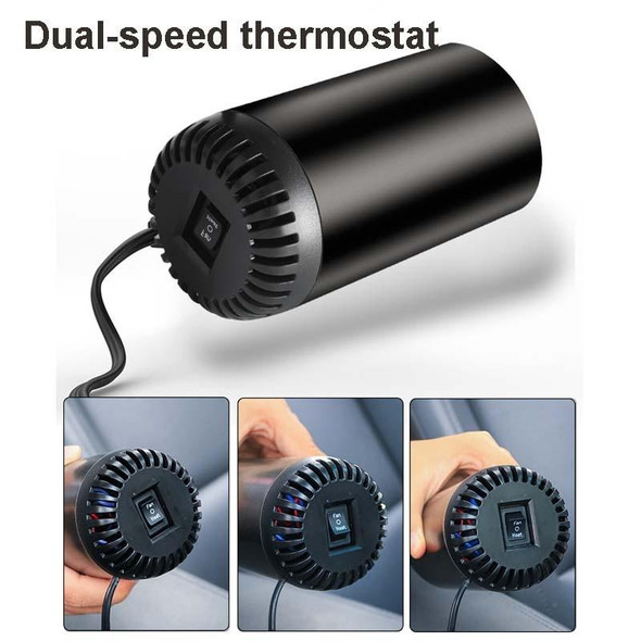 Car Heater High-Power Cylinder Heater 12V Defogging Defroster, Style:Purification 8112