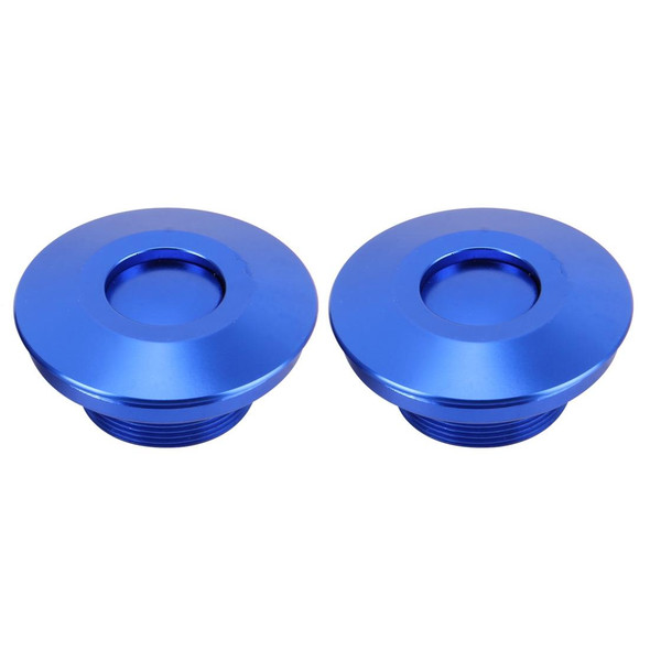 2 PCS Racing Car Cover Lock Aluminum Alloy Car Modification Oil Cap Modified Engine Cover Lock Racing Front Cover Lock(Blue)