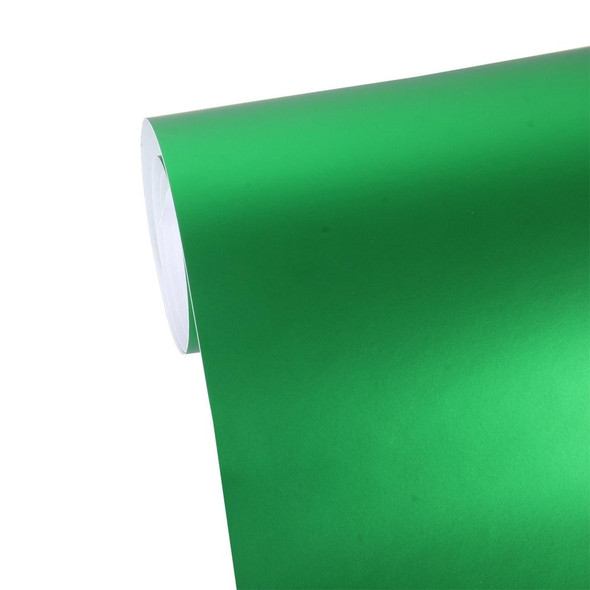 7.5m x 0.5m Ice Blue Metallic Matte Icy Ice Car Decal Wrap Auto Wrapping Vehicle Sticker Motorcycle Sheet Tint Vinyl Air Bubble(Green)