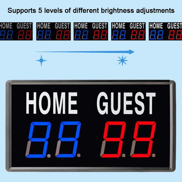 100?240V LED 0-99 Game Scoreboard With Remote Control for Basketball EU Plug