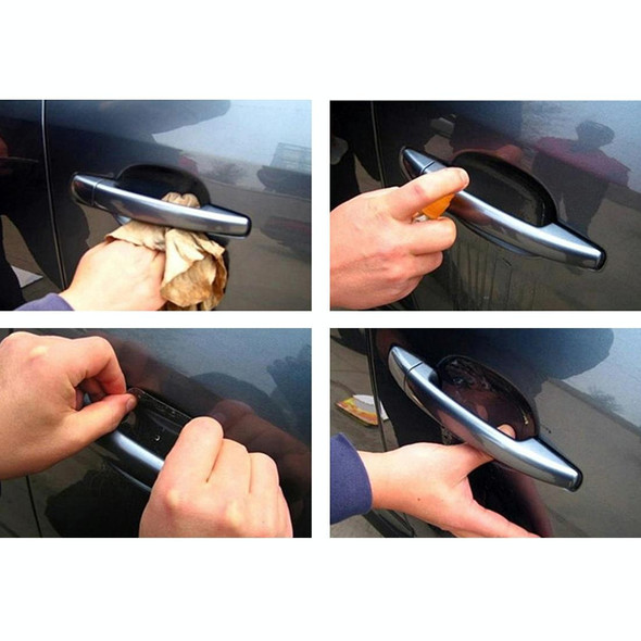 4 PCS Car Auto OPVC Door Bowl Handle Anti-scratch Protective Film for Honda