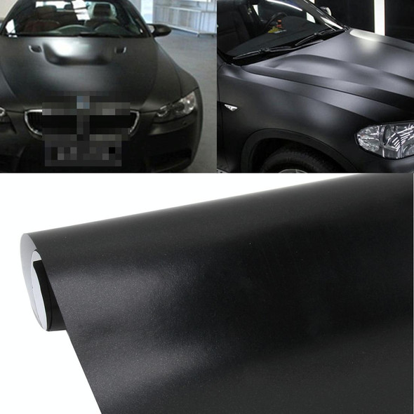 1.52m * 0.5m Car Decal Film Auto Modified Vehicle Sticker Vinyl Air Bubble Sticker Electro-optical Film Protective Film(Black)