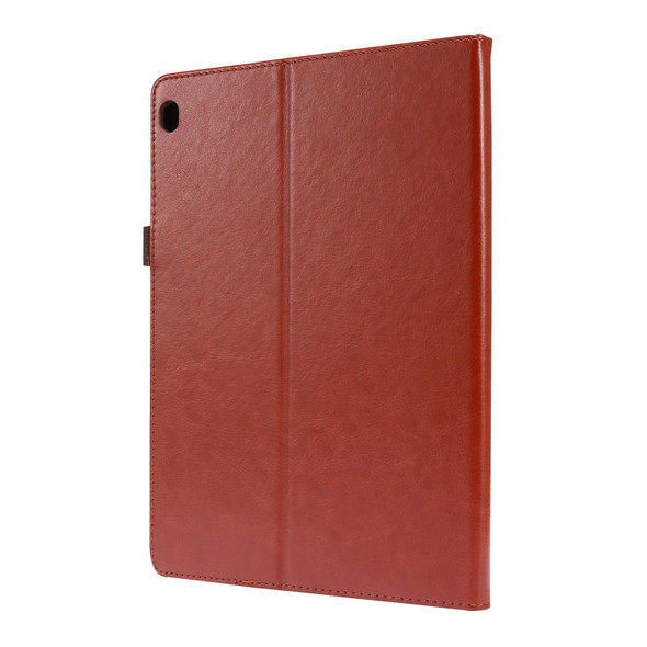 For  Lenovo Tab M10 10.1 2-Folding Business Horizontal Flip PU Leatherette Case with Card Slots & Holder(Gongkeli Color)