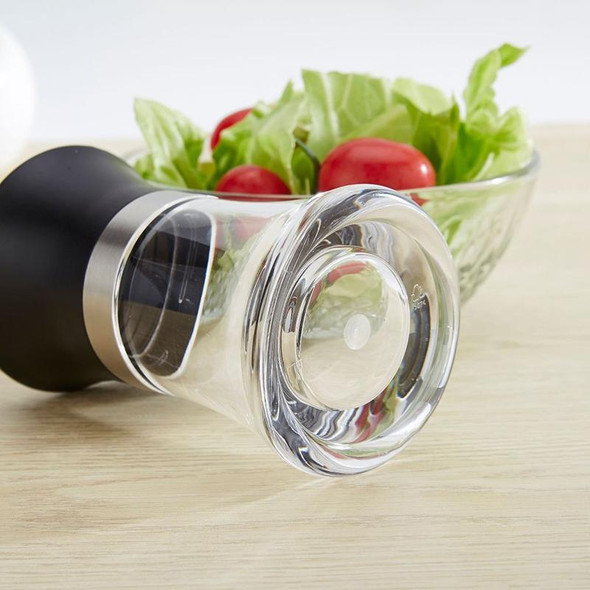 304 Stainless Steel + Acrylic Bottle Kitchen Seasoning Jar, Specification:Powder Bottle