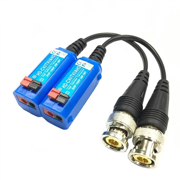 2 PCS Anpwoo 800C Spliceable Top Press Screwless-type Video Balun HD-CVI/AHD/HDVI 1CH Passive Transceiver