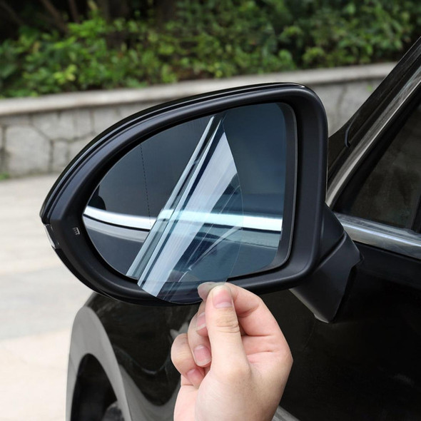 For Leopaard CS9 Car PET Rearview Mirror Protective Window Clear Anti-fog Waterproof Rain Shield Film