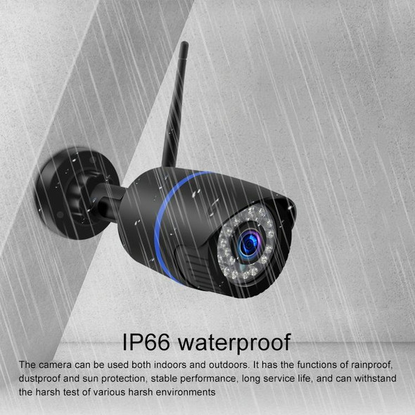 Q4 2.0 Million Pixels 1080P HD Wireless IP Camera, Support Motion Detection & Two-way Audio & Infrared Night Vision & TF Card, UK Plug