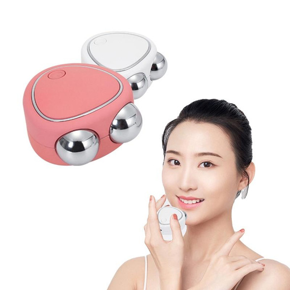 Mini Micro-Current Beauty Instrument Facial Lift Rejuvenating Device Massage Slimming Machine, Style: Acrylic Package(Pink)