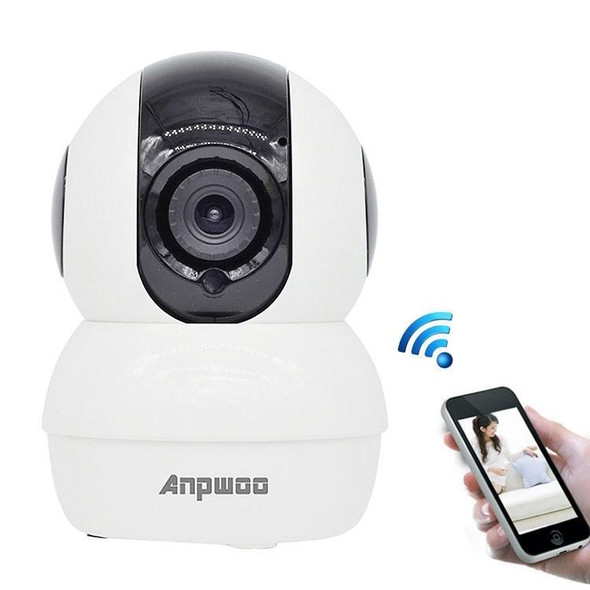 Anpwoo YT006 720P HD WiFi IP Camera, Support Motion Detection & Infrared Night Vision & SD Card(Max 32GB)(White)