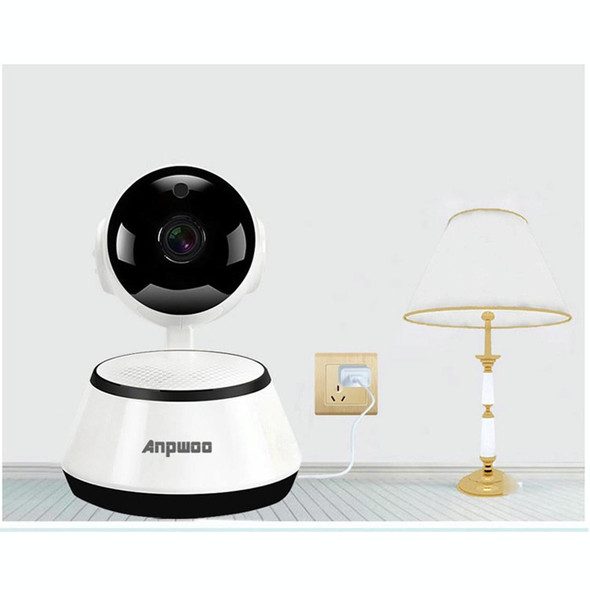 Anpwoo YT001 720P HD WiFi IP Camera with 6 PCS Infrared LEDs, Support Motion Detection & Night Vision & TF Card(Max 64GB)