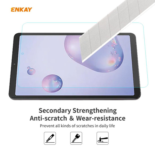 For Samsung Galaxy Tab A 8.4 (2020) ENKAY Hat-Prince 0.33mm 9H Surface Hardness 2.5D Explosion-proof Tempered Glass Screen Protector