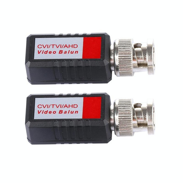 2 PCS HD 202E Enhanced Version Coaxial CVI/TVI/AHD 1CH Passive Transceiver Video Balun