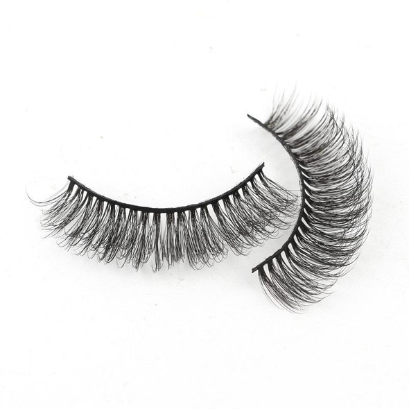 10pairs /Box Russian Strip Lashes 7D Imitation Mink Volume Fluffy Natural False Eyelashes 7D-24