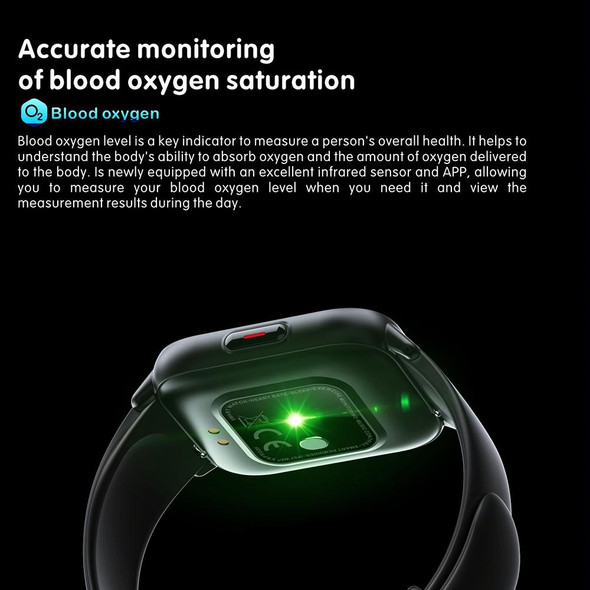 QS16Pro 1.83 inch Heart Rate / Blood Pressure Monitoring Waterproof Sports Smart Watch(Blue)