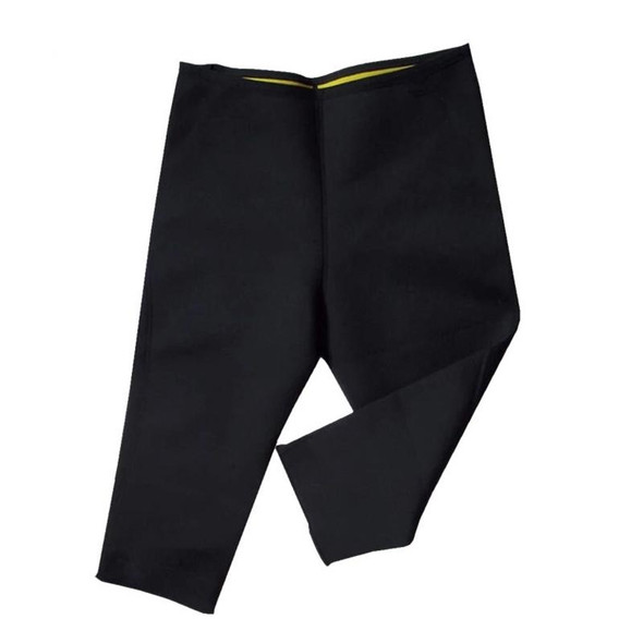 Neoprene Women Sport Body Shaping Shorts Running Fitness Pants, Size:L(Black)