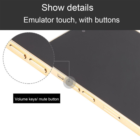 For iPhone 14 Pro Max Black Screen Non-Working Fake Dummy Display Model (Gold)